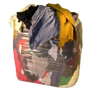 Coloured Mixed Rag for General Purpose Cleaning 10kg Bag